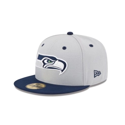 Seattle Seahawks Gorra | New Era NFL 2tone 59fifty Fitted Cap Mexico - Azules